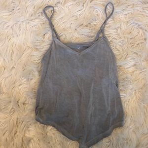 Aerie light blue flowy tank top